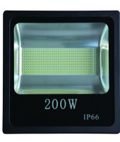 SL1-8-200WF - LED reflektor 200W,4000K, 120°,IP65, SLIM, čierny