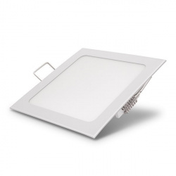 2448 - Svietidlo LED panel 6W, 85-265V, 4000K, 390lm, 120x120x12 mm, hran. zapust.