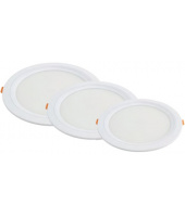 2626 - Svietidlo LED panel 12W, 95-265V, 2700K, 940lm, 170x33 mm, kruh. zapust.